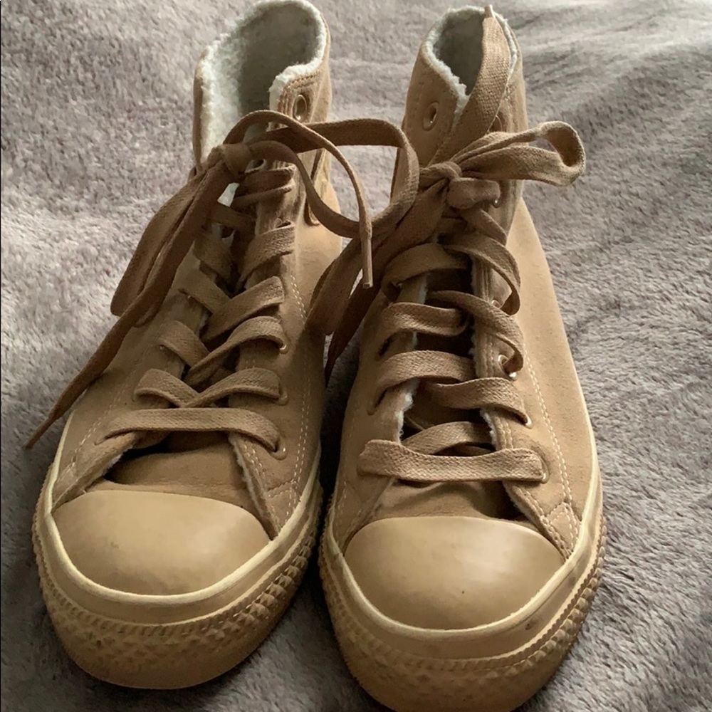 Tan Converse